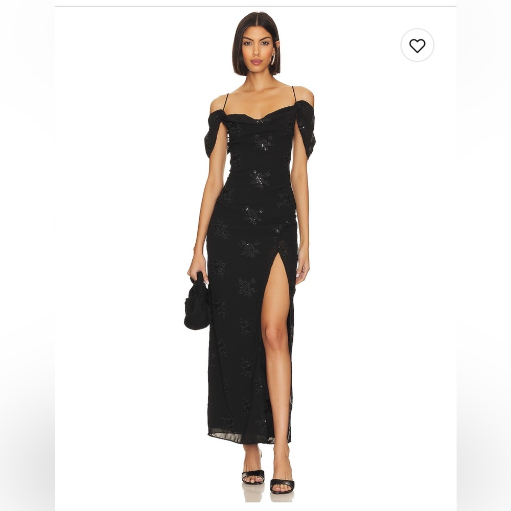 LPA Black Maxi Dress